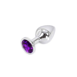 Buttplug Aluminium Purple Medium 3,5 cm