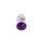 Buttplug Aluminium Purple Small 2,5 cm