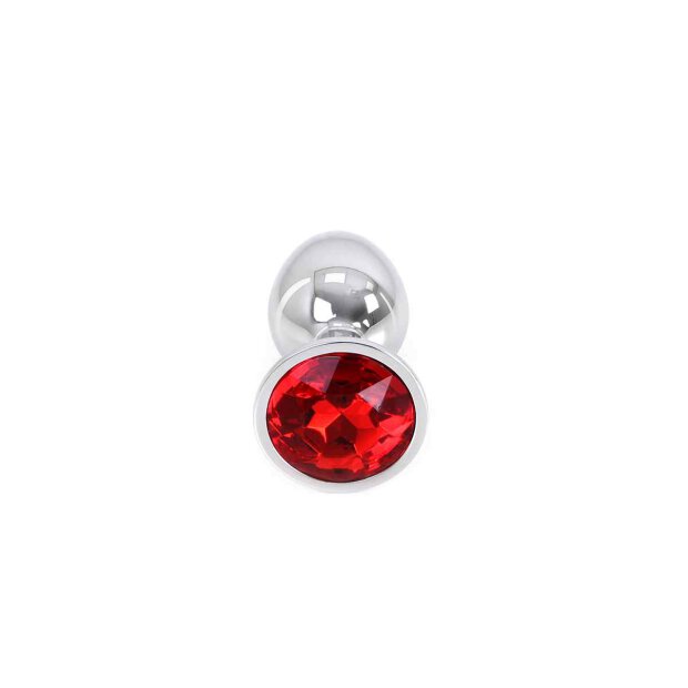 Buttplug Aluminium Red Small 2,8 cm