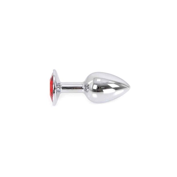 Buttplug Aluminium Red Small 2,8 cm