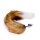 Fox Tail Plug Brown & White Short
