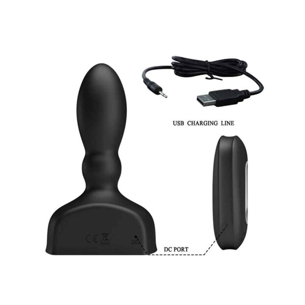 Mr. Play Inflatable Vibrating Anal Plug Deluxe