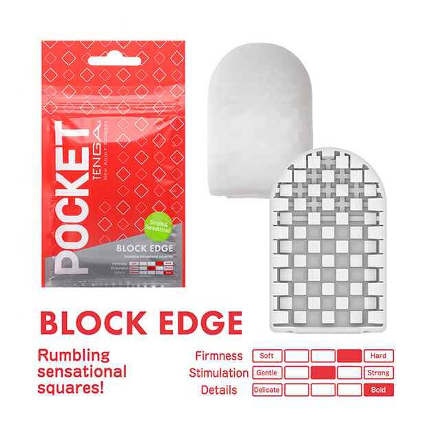 TENGA Pocket Stroker Block Edge
