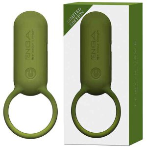 TENGA SVR Smart Vibe Ring Forest Khaki