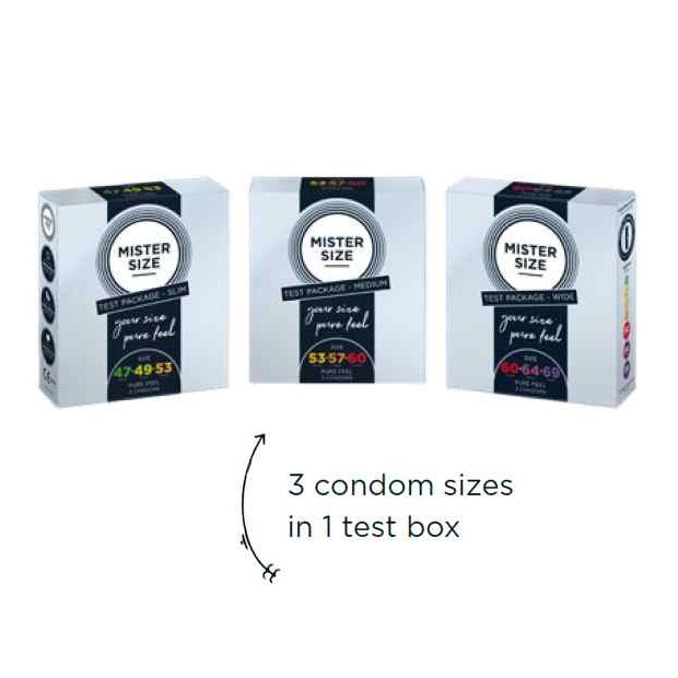 Mister Size - Trial Set 60mm-64mm-69mm