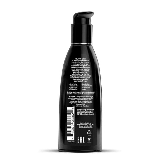 Wicked Ultra Chill Silicone Lube 60ml