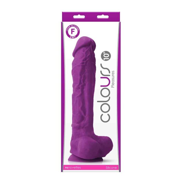 Colours Pleasures 25,4 cm Dildo Purple