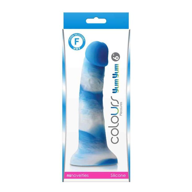Colours Pleasures Yum Dildo Blue 17,5 cm