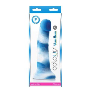 Colours Pleasures Yum 7" Dildo Blue