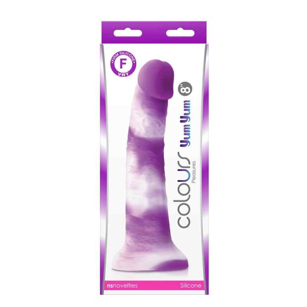Colours Pleasures Yum Dildo Purple 20.5cm