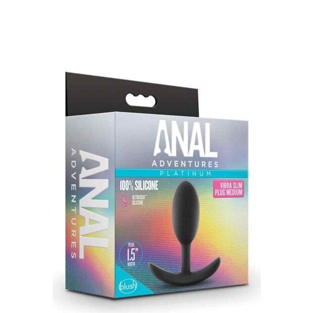 Anal Adventures Vibra Slim Plug Medium