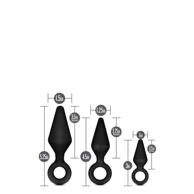 Anal Adventures Platinum Loop Plug Kit