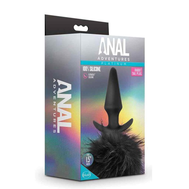Anal Adventures Rabbit Tail Plug 3,8 cm