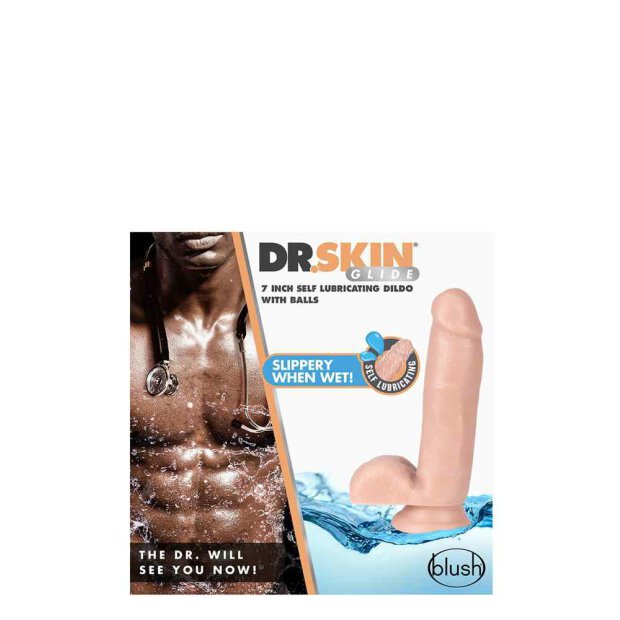 DR. Skin Self Lubricating Dildo 18cm