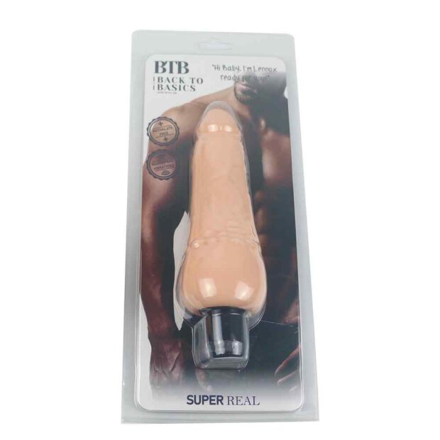 BTB Realistic Vibrator Lennox Flesh