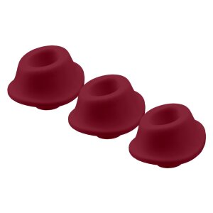 Womanizer 3x Ersatzkappen Premium 2/Classic 2 rot M