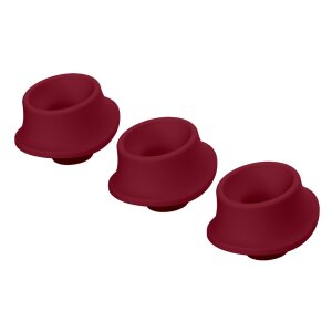 Womanizer 3x Ersatzkappen Premium 2/Classic 2 rot L