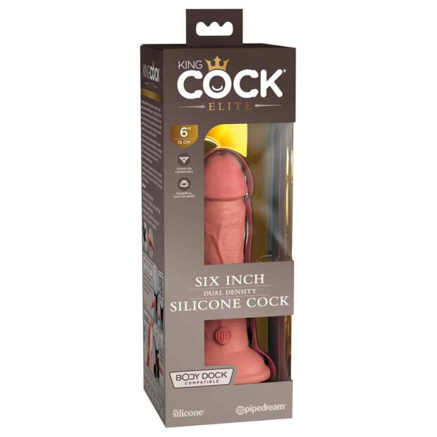 King Cock Elite Dual Density Cock Light 18 cm