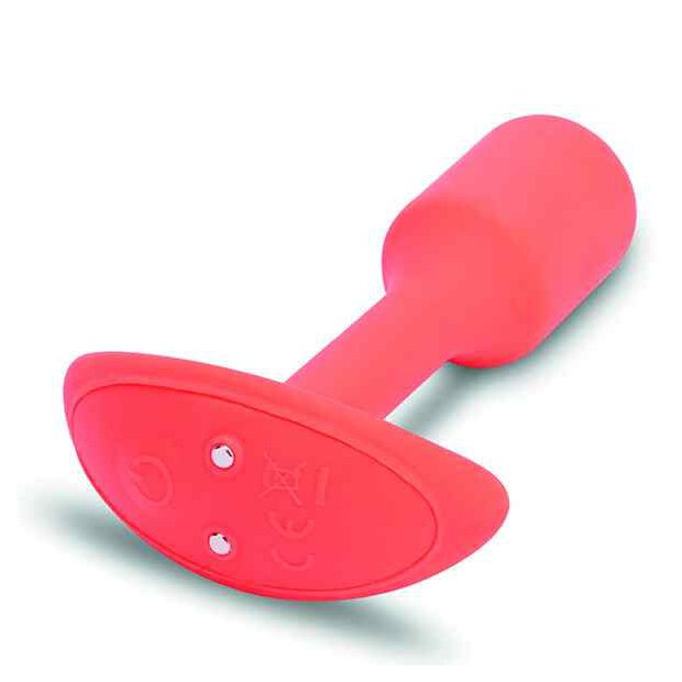 B-Vibe Vibrating Snug Plug 1 (S) Orange