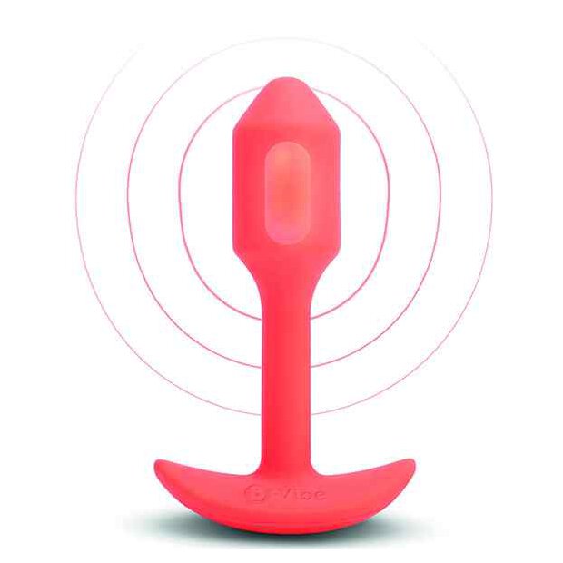 B-Vibe Vibrating Snug Plug 1 (S) Orange