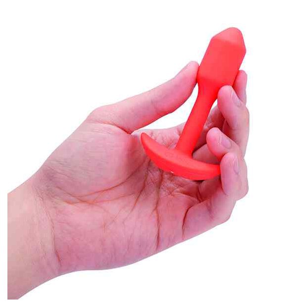 B-Vibe Vibrating Snug Plug 1 (S) Orange