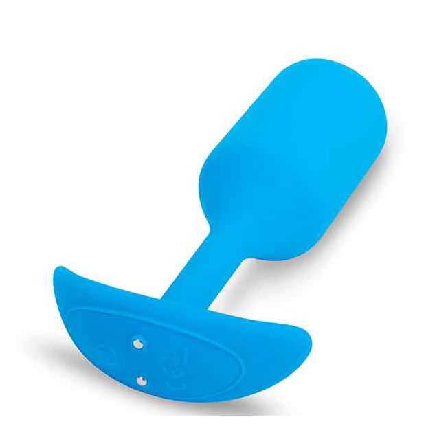 B-Vibe Vibrating Snug Plug 3 (L) Blue