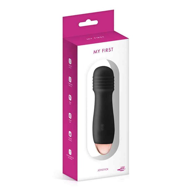 My First Joystick Black Rechargeable Vibrator
