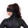 Black Blindfold Satin Look
