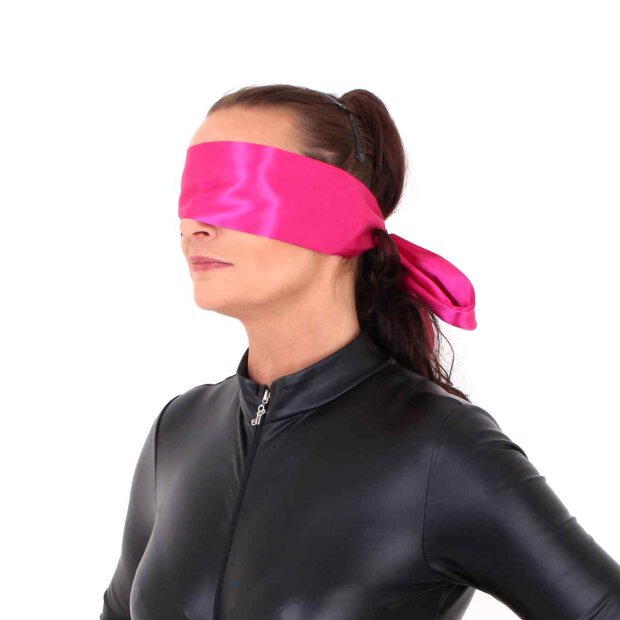 Rose Blindfold Satin Look