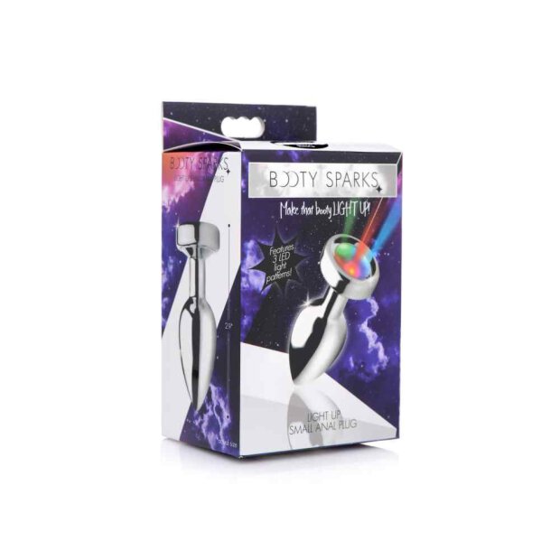 Master Series Light Up Large Anal Plug 4 cm