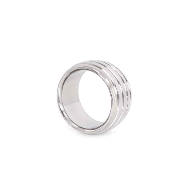 Fancy Steel Donut Cockring 40 mm