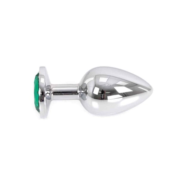 Buttplug Aluminium Green Large 4 cm