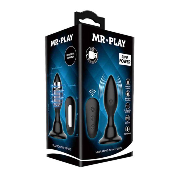 Mr. Play Vibrating Anal Plug Classic