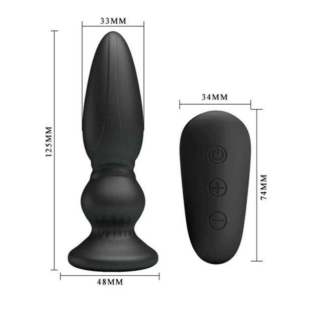 Mr. Play Vibrating Anal Plug Extra