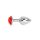 Aluminium Buttplug Red Rose