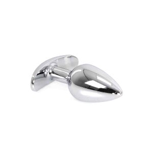 Kiotos - Aluminium Handle Buttplug Clear Gem 2,8 cm