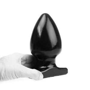 I Love Butt - Spade Plug L Black 9 cm
