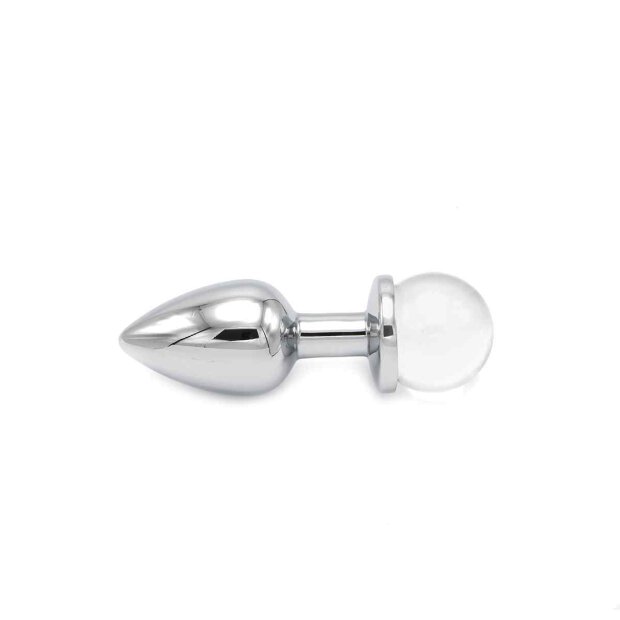 Kiotos - Anal Plug Ball Gem Clear 2,8 cm