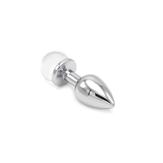 Kiotos - Anal Plug Ball Gem Clear 2,8 cm