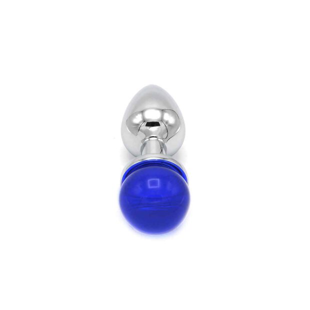 Anal Plug Ball Gem Blue