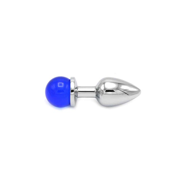 Anal Plug Ball Gem Blue