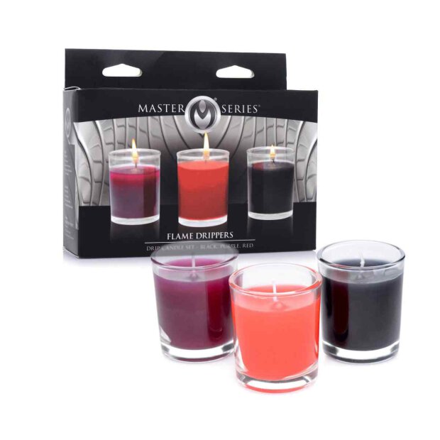 Flame Drippers Candle Set Designed for Wax Play 420 g