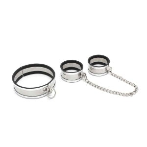 Steel Large Collar & Cuffs