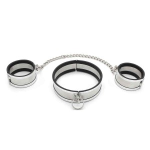 Steel Large Collar & Cuffs