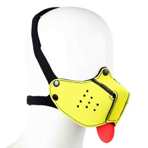 Neoprene Puppy Dog Yellow Mouth Mask
