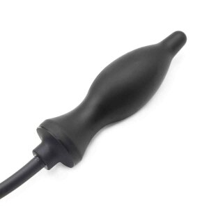 Inflatable Anal Plug Black