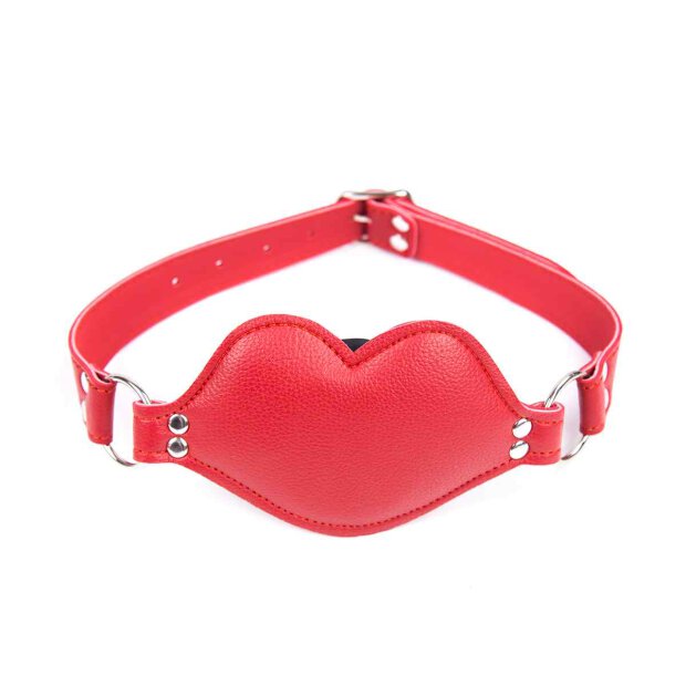 Big Lips Penis Gag Red