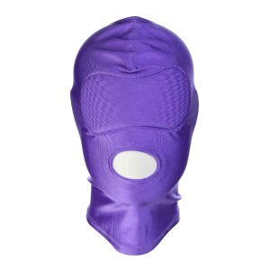 Purple BDSM Hood Mouth Only