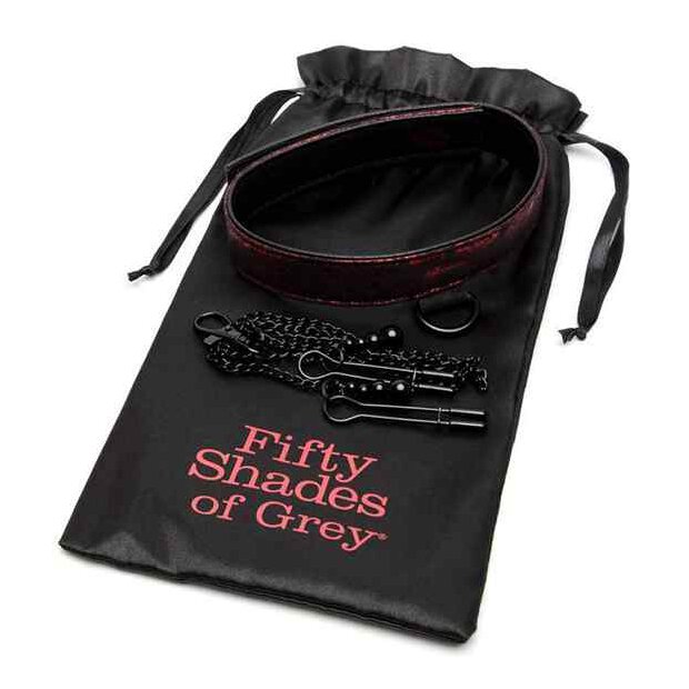 Fifty Shades of Grey Sweet Anticipation Collar Nipple Clamps