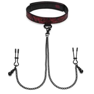 Fifty Shades of Grey Sweet Anticipation Collar Nipple Clamps